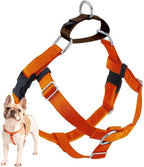 2 Hounds Design Freedom No Pull Dog Harness, Adjustable Harness, Easy Walking & Comfortable Control, Fits Small, Medium & Large Dogs, Solid Colors, Made in USA, 1" MD, Rust