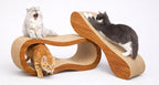 Simple Delxue Cat Scratcher, 2 in 1 Cat Scratching Board, Cat Cardboard, Scratch Lounger, Large, 27.56 x9.45 x8.86 inch
