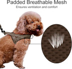 Plutus Pet No Pull Dog Harness with Breathable Mesh Padded, Adjustable Reflective Escape Proof Dog Harness, Quick Fit Dog Vest Harness for Small Medium Large Dogs(XL, Chocolate)
