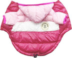 Dog Vest Winter Coat for Small Dogs Boy Girls, Dog Down Jackets Puppy Hoodie Sweatshirt Doggie Hoodie Coat Winter Clothes Pet Hooded Coat Apparel for Chihuahua in Cold Weather