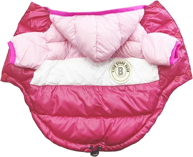 Dog Vest Winter Coat for Small Dogs Boy Girls, Dog Down Jackets Puppy Hoodie Sweatshirt Doggie Hoodie Coat Winter Clothes Pet Hooded Coat Apparel for Chihuahua in Cold Weather