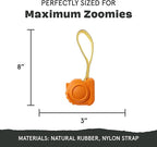 Barkbox Tug Measure Durable Dog Toy, Perfect for Strong Chewers and Interactive Play - Large