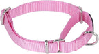 Hyhug Martingale Collar for Dogs Small Pink |Escape - Proof Heavy Duty Nylon Durable No Buckle, Ideal for Training & Daily Walks