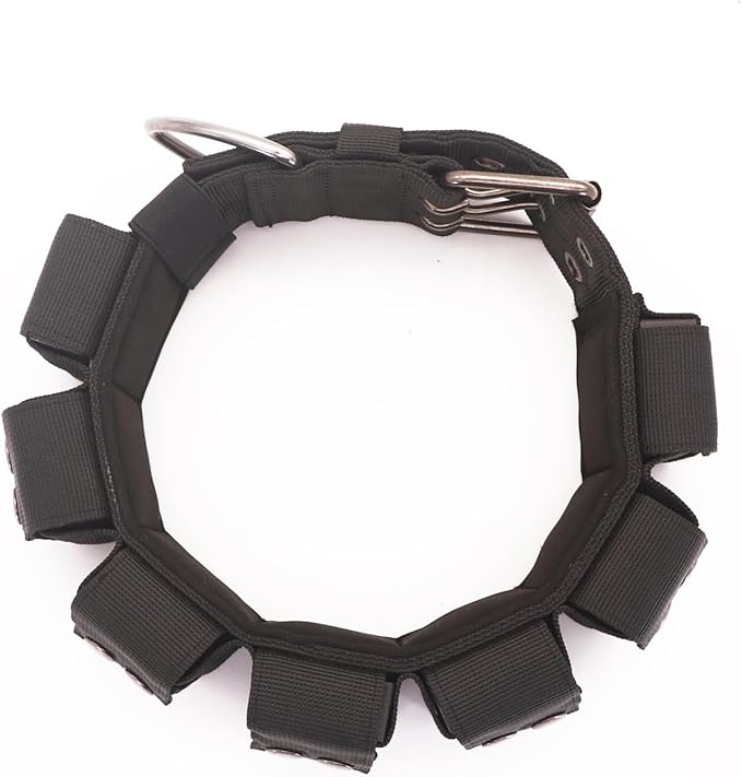 Tactical Weighted Dog Collar - Weights for Training & Exercise - Small, Medium, Large Dogs