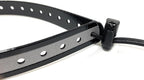 Replacement GPS eCollar with Adjustable Bungee, Multi-Hole Design, and Secure Toggle Closure for Small Dogs (Reflective Black, Small Neck)