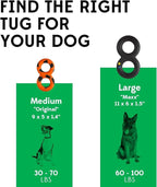 Goughnuts — Dog Toys for Aggressive Chewers | Virtually Indestructible Pull Toy for Breeds Such as Pit Bulls and German Shepherds | Heavy Duty Tug Dog Toy | Medium | Pink