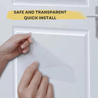 118" x 8.2" Door Protector from Dog Scratching Guard - Dog and Cat Scratch Door Protector - Anti Scratch Tape for Pet - 100% Transparent.
