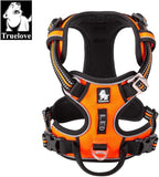 TRUE LOVE Dog Harness No Pull Nylon Reflective Pet Harness Adjustable Comfortable Control Step-in Brilliant Colors Truelove TLH56512 XS Orange