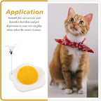 balacoo Pet Toy Cat Scratching Board, Hamster House, Egg Yolk Design, Interactive Kitten Toys