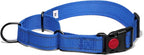 Kazazoo Martingale Collar for Dogs with Quick Release Buckle Adjustable Soft Durable Dog Collar for Small Medium Large No Pull Training Dog Collars-Blue M
