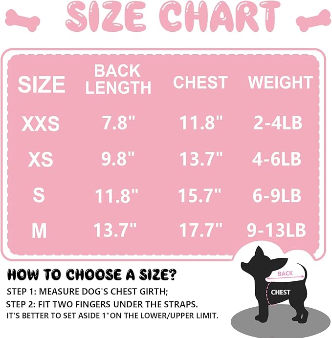 4 Pieces Dog Clothes for Small Dogs Girls Summer Autumn Cute Puppy Clothes Soft Pet Dog Shirts Chihuahua Teacup Dog Cat Clothing Pink Costume (Medium)