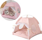 Pet Tent House Dogs Bed Portable Removable Puppies Cat Indoor Outdoor Kennels Cave