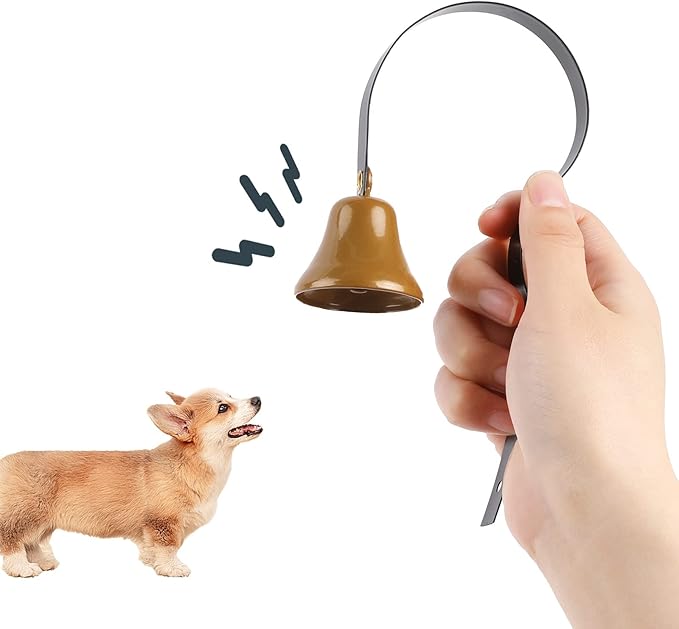 Dog Bell for Door Potty Training,Doorbell for Dog Housetraining Antique Door Bell Shopkeepers Bell Wall Mounted Metal Alarm System Dog Bells for Ring to Go Outside Traditional Doorbell Shop Doorbell
