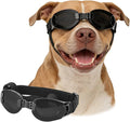 PETLESO Dog Goggles Large Breeds, UV Protection Dog Sunglasses, Outdoor Activities Hiking/Camping Windproof Adjustable Doggy Glasses for Medium to Large Pet Eyewear