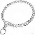 Dog Chain Collars, Metal Choke Link Dog Collar Choker Training Heavy Duty Slip Martingale Puppy Collars for XS Small Medium Large Big XL Breed Dogs (Silver, XS(Neck Max 12inch) D2.0mm)