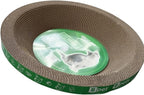 B Kitty Scratcher Cat Bed, Fun for Your Purr-FECT Feline (Round)
