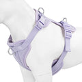 Wisedog Dog Harness Medium Sized, Pet Vest with Front Clip, Adjustable Puppy Harness with 3 Fast Release Buckles[Easy to Put on & Take Off] (Lilac, XS)