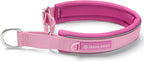Spark Paws Martingale Dog Collar – Cushioned Slip-On Training Collar, Heavy Duty, Safety-Tested No-Buckle Collar for Medium & Large Dogs - Pink - E