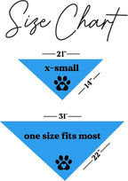 Crew with Anchor Dog Bandana | 100% Cotton | Made in USA | Boat & Fishing | Captain | Beach & Lake | Summer | Outdoors | Father's Day |Turquoise, X-Small (265)