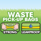 Bags On Board Dog Poop Bags - Strong, Leak Proof Dog Waste Bags - 9 x14 Inches, 315 Multi-Colored Bags