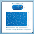 Best Pet Supplies Dog Poop Bags (240 Bags) for Waste Refuse Cleanup, Doggy Roll Replacements for Outdoor Puppy Walking and Travel, Leak Proof and Tear Resistant, Thick Plastic - Assorted Colors