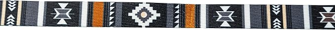 Wolfgang Heavy Duty Martingale Dog Collar with Quick Release Nylon Buckle for Walking & Training, NewMoon Print, Large