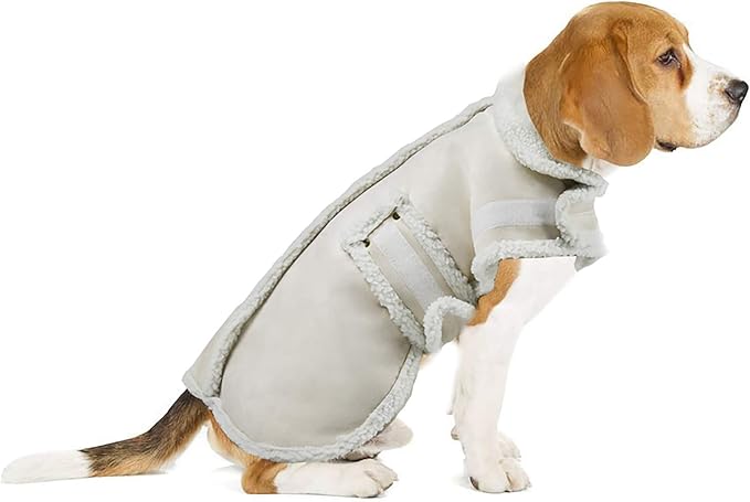 Dog Winter Jacket, Warm Windproof Dog Sweaters for Small Dogs, Thick Apparelf Fleece Coat for Medium Large Dogs (Medium)
