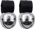 SCENEREAL Large Bell for Dog Collar, 2 Pack 1" Extra Loud Collar Bells for Cats and Dogs Training, Hiking, Walking, Hunting, Pet Tracker, Pet Bell for Save Wildlife and Birds Silver