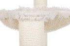 TRIXIE Baza Cat Tower – Cat Tree with Jute Scratching Posts, Condo, Hammock & Removable Bed – Indoor Cat Furniture for Scratching & Climbing – Cream, 22.4" x 18.5" x 38.6"