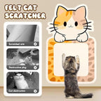 Cat Scratcher Wall Mounted Scratch Pad, 31x19 inch New Wall Mounted Self-Adhesive Cat Scratching Board, Wall Scratchers for Indoor Cats, with Adhesive Backing for Wall/Door/Sofa/Glass/Bed (G)