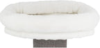 TRIXIE Acadia 63-in Cat Tower with Wall Supports, Oversized Sisal Scratching Post, Three Platforms, Removable Bed, Gray