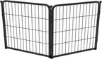 FXW Homeplus Unleashed Indoor Dog Playpen - Stress-Free and Safe Play, Heavy Duty 24 Inch 2 Panels Dog Pen for Puppy and Small Dogs, Black│Patented