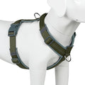 Plutus Pet No Pull Dog Harness, Adjustable Nylon Harness with Soft Padding, Reflective and Heavy Duty Dog Harness for Small, Medium, Large Dogs(Ranger Green, XL)