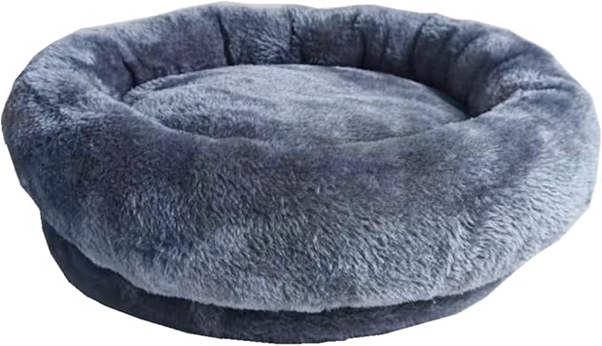 SHENGOCASE Cat Tree Tower Accessories Replacement Parts Round Top Cushion Bed Cover for Cat Perch with Elastic Band (13.8", Grey)