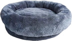SHENGOCASE Cat Tree Tower Accessories Replacement Parts Round Top Cushion Bed Cover for Cat Perch with Elastic Band (15.7", Grey)