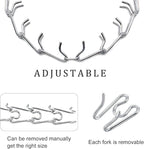 Dog Collar Extra Links Designed for Training Collars (4 Pack) Steel Chrome Plated Dog Training Collar Links (4.00mm, Black)