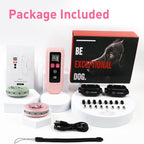 Dog Shock Collar For 2 Dogs, 3300Ft 4 in 1 Dog Training Collar with Beep, Vibration, Shock & Boost Shock, IPX7 Waterproof Rechargeable Bark Shock Collar for Large Medium Dogs(10-120lbs), Security Lock
