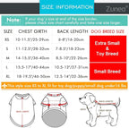 ZUNEA Padded Waterproof Small Dog Winter Jumpsuit Pet Puppy Jacket Coat Fleece Warm Snowsuit Airman Chihuahua Yorkie Outfits Clothes Apparel Red XS