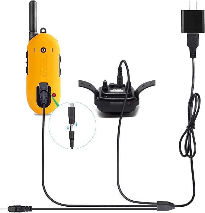 Charger Replacement for Shock Collar Patpet Paipaitek Educator Stopwoofer Slopehill Bousnic NBJU DogRook Training Collar Cord