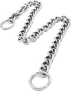 Freezx Dog Choke Collar Slip P Chain,Heavy Duty Metal Training Choke Collars, Adjustable Weather Proof Alloy Steel Chains for Small Medium Large Dogs (XL, Diameter-4mm)