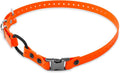 Educator 1-Inch Dog Training Collar Strap – ONLY Fits FE-580, ET-800 & UL-1200 Receivers – NOT Compatible with Mini Educator (ET-300/ET-400) – Quick Snap Biothane Bungee Collar, Orange