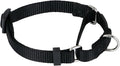 Hyhug Martingale Collar for Dogs Small Black |Escape - Proof Heavy Duty Nylon Durable No Buckle, Ideal for Training & Daily Walks