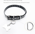 Dog Collar Strap for Most of Electronic Training Shock Collar Receivers-Adjustable Durable Waterproof Odorless 3/4 Inch Collar Replacement for Barking Fence-Pet TPU Collar Strap