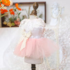 Furbabycare® Elegant Sweet Fashion Puppy Dog Blingbling Princess Skirt Pet Dog Lace Cake Camisole Tutu Dress I-Pink-1 X-Small