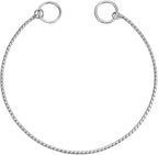 Mogoko Stainless Steel Dog Choke Chain Collar, Puppy Metal Snake Chain Pet Show Slip Collar Choker for Training Walking (Silver;16.0"*3.0mm)
