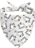 JXGZSO 1 Piece Silly Goose Triangle Dog Bandana Meme Goose Duck Merchandise (Silly Goose Dog)
