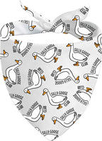 JXGZSO 1 Piece Silly Goose Triangle Dog Bandana Meme Goose Duck Merchandise (Silly Goose Dog)