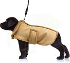 Dog Winter Jacket, Warm Windproof Dog Coat Sweaters for Small Dogs, Thick Apparelf Fleece Coat for Medium Large Dog (Brown Small)