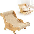 2026 New Cat Recliner Scraper Board, Large 2 in 1 Cat Recliner Scratch Board, Durable Cat Scratching Pad Cat Scratcher Bed Cardboard Cat Scratchers for Indoor Cats (B)