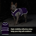 MIGOHI Warm Dog Coat Winter Dog Jacket,Waterproof Cold Weather Coats for Dogs,Fleece Jacket for Small Medium Large Dogs,Reflective Thick Fleece Vest with Leash Hole